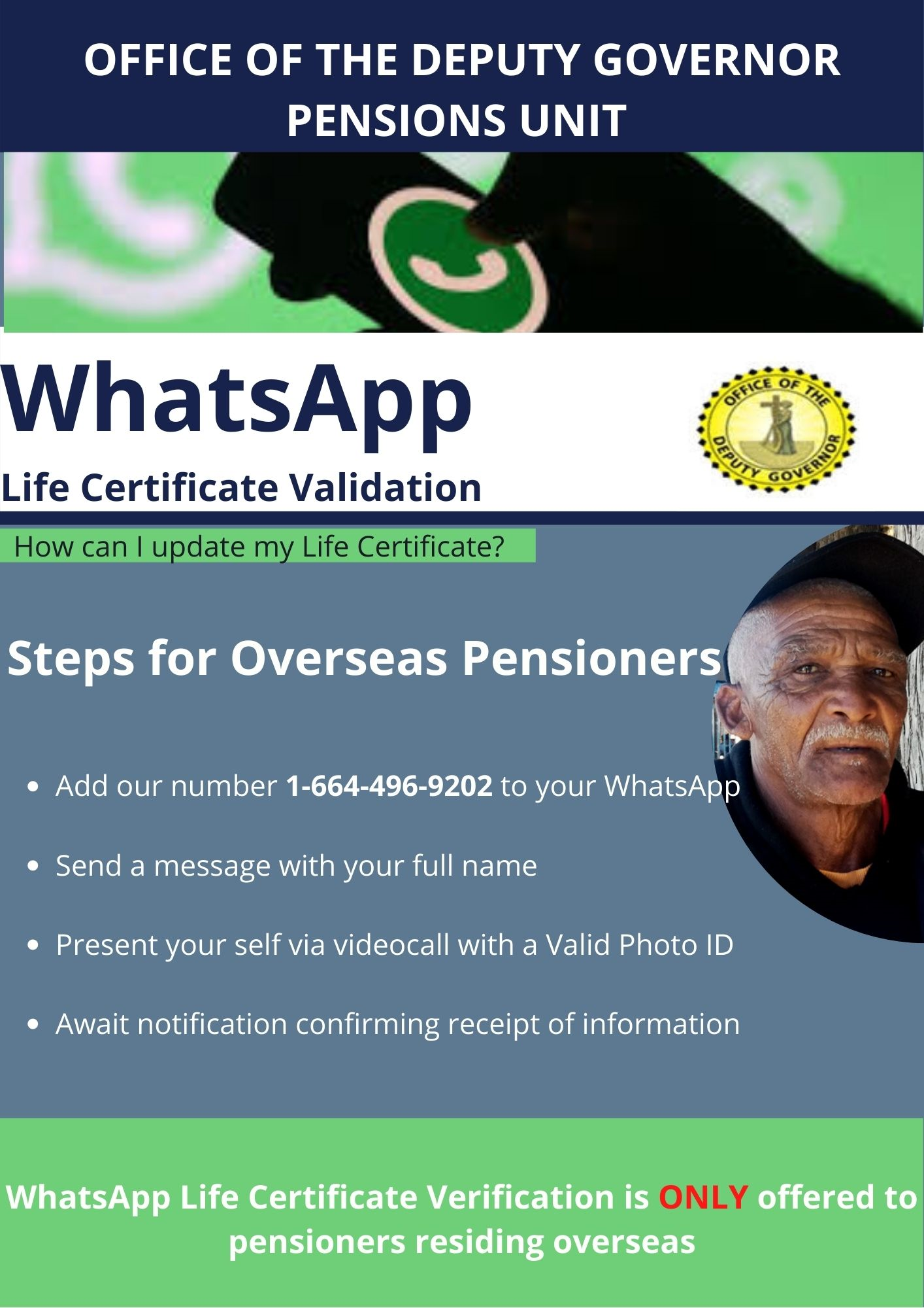 WHATSAPP LIFE CERTIFICATE VALIDATION SERVICE LAUNCHED - Vimarsana News