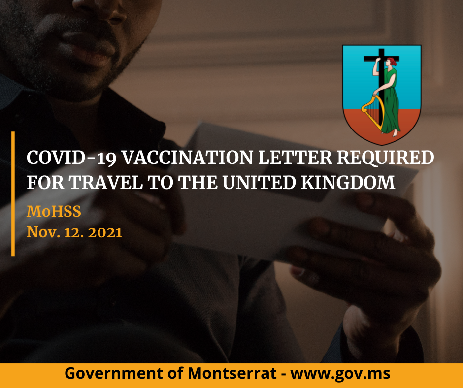 travel vaccination letter